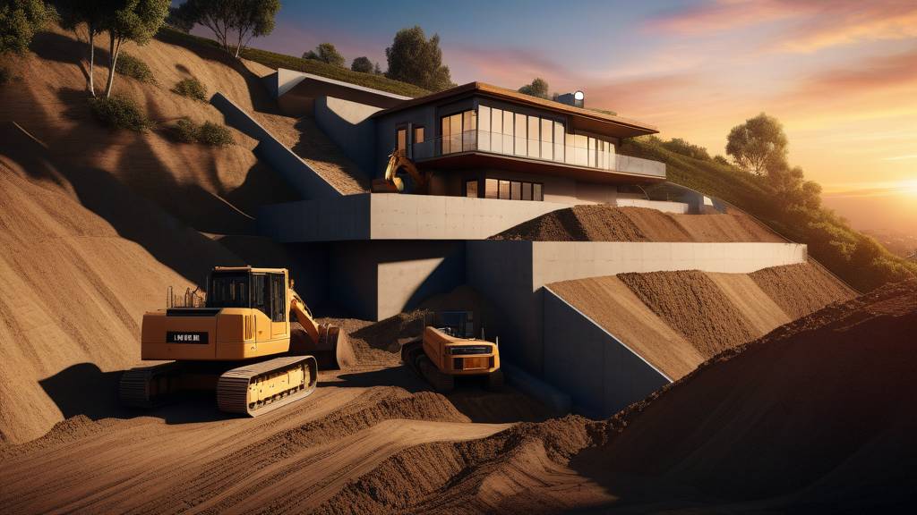 Basement Excavation in Hillside Properties