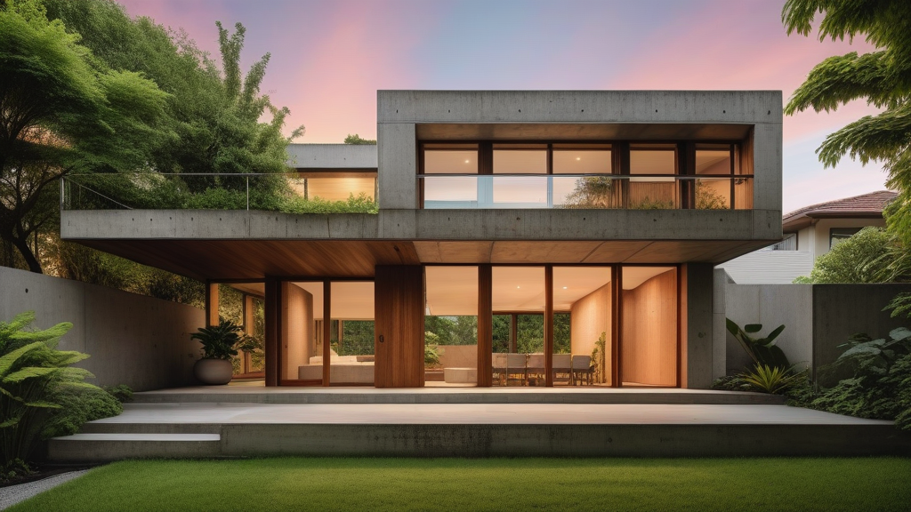Residential Brutalism: Softening Concrete