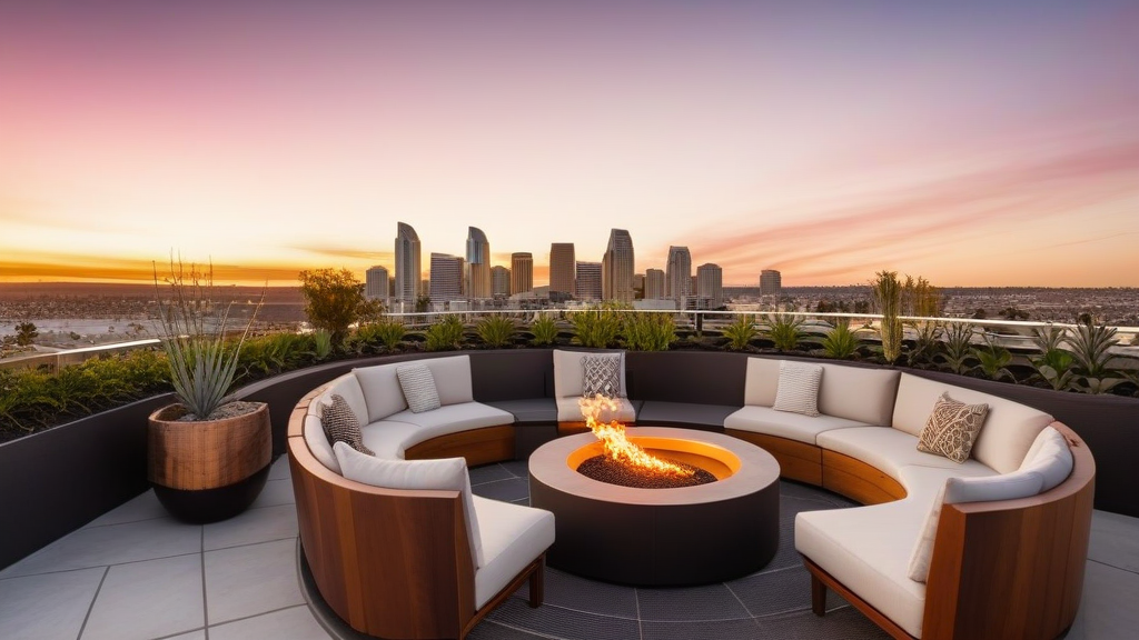 Urban Rooftop Terraces in San Diego